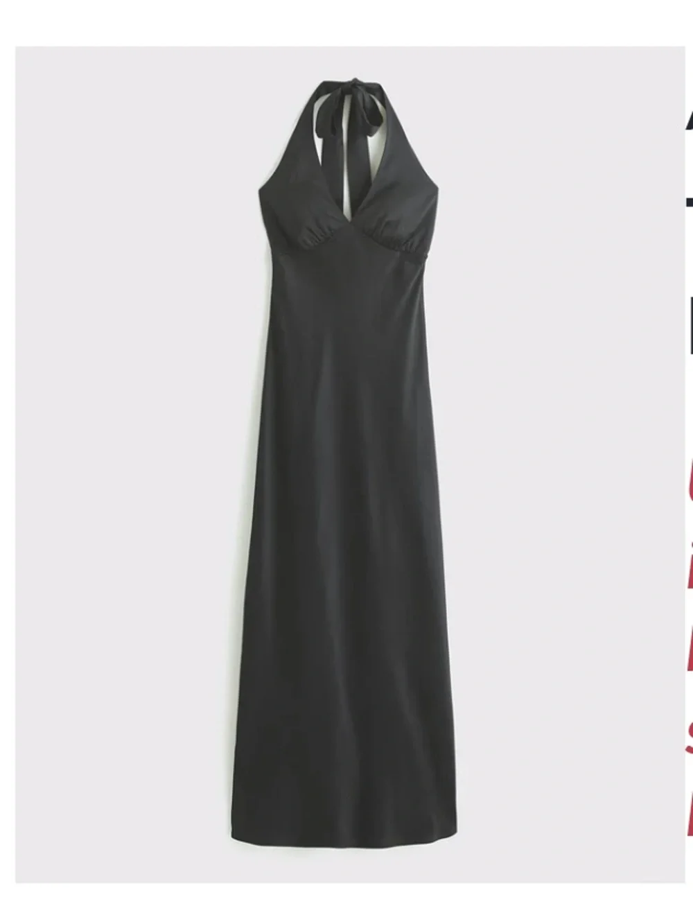Abercrombie Julia Slip Halter Maxi Dress